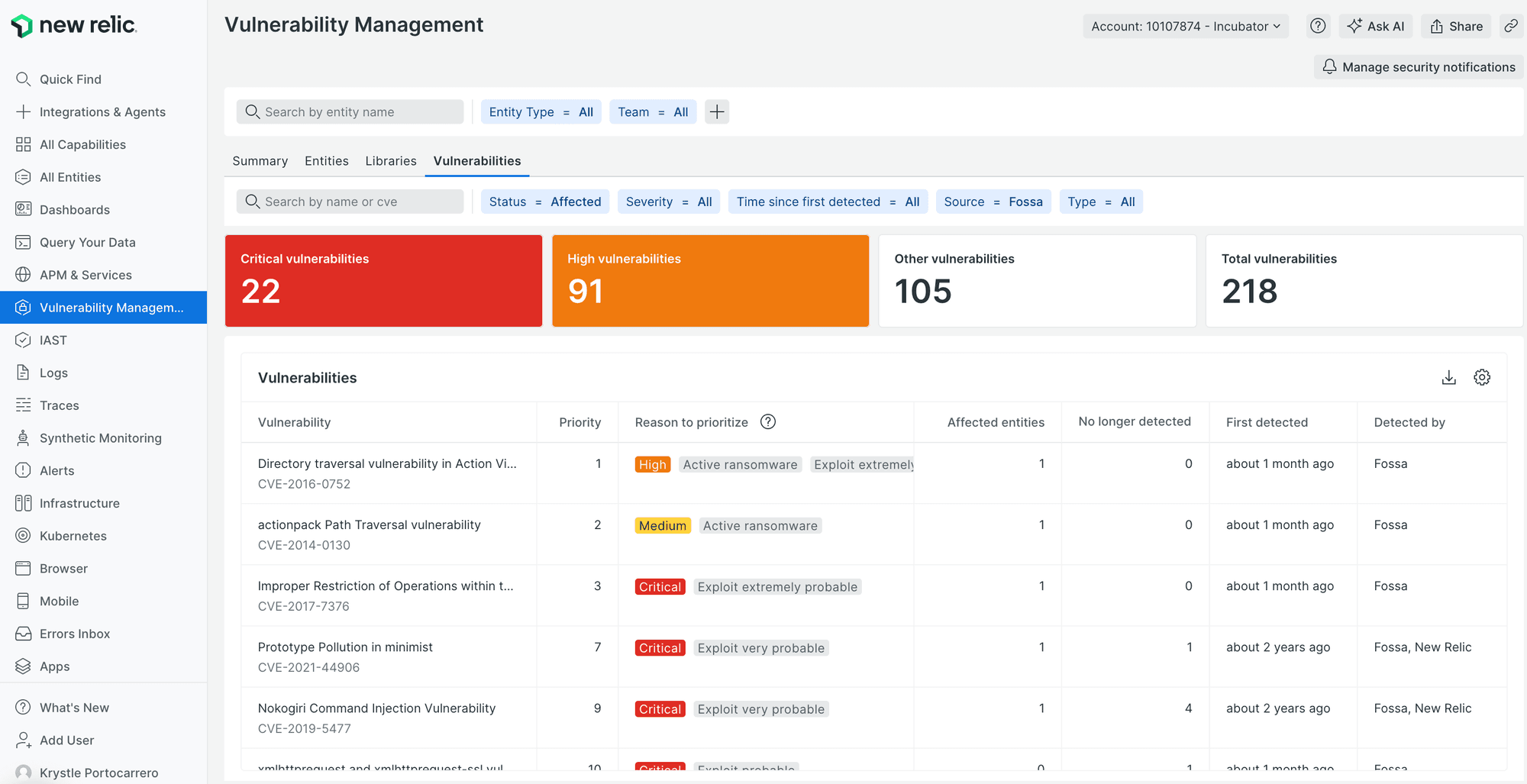 New Relic and FOSSA Upgrade Supply Chain Security with Connected Build-Time and Run-Time Vulnerability Management