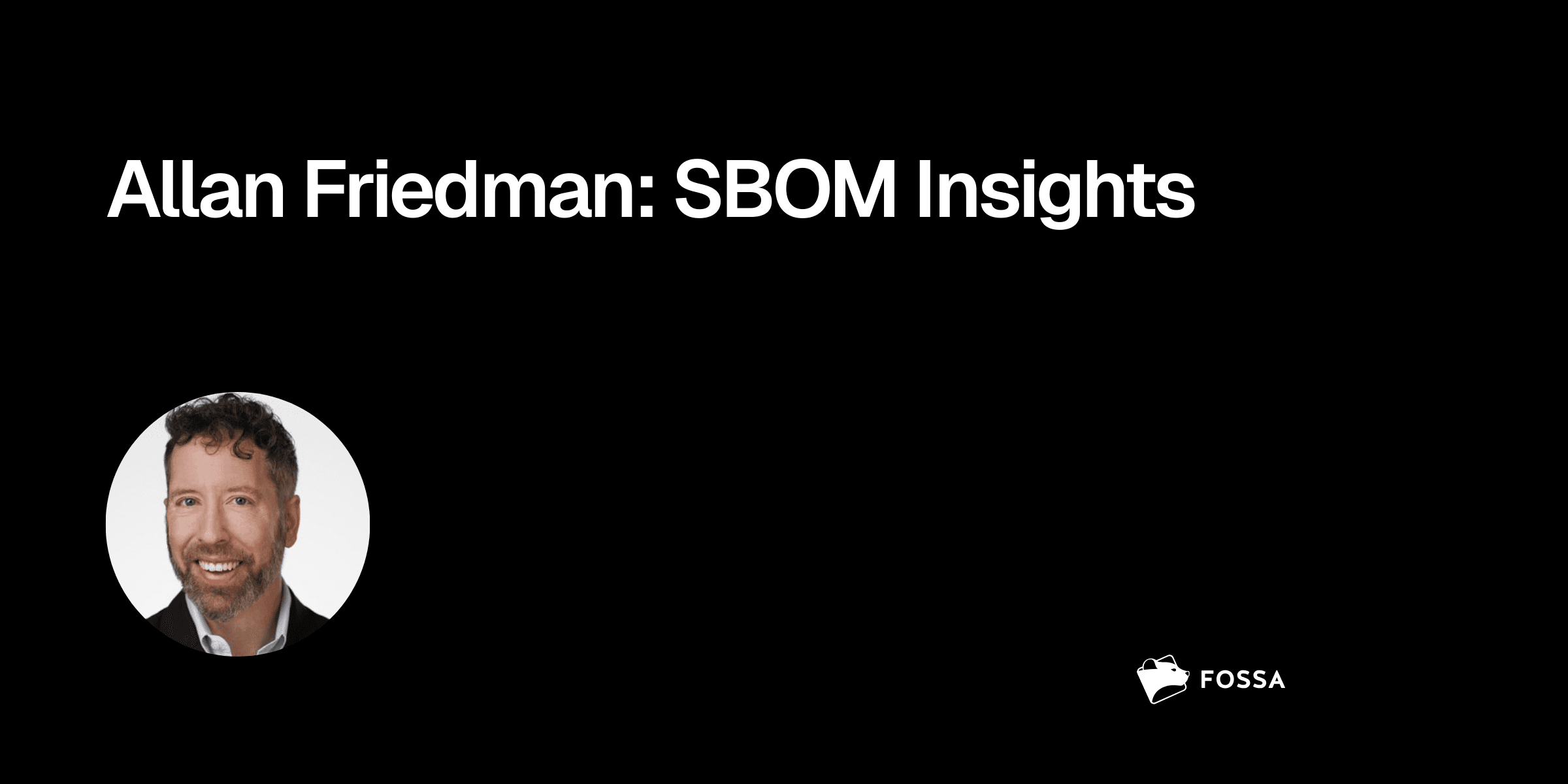 Allan Friedman on SBOM Regulations