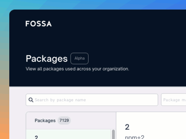 Use Package Index to find packages used across your organization