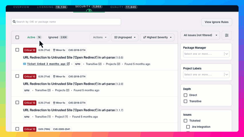 How to prioritize vulnerabilities with FOSSA's product
